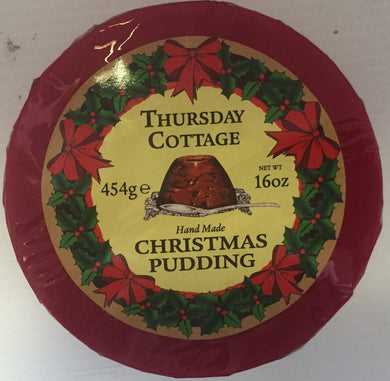 Thursday Cottage Plum Pudding Cello 16oz CHRISTMAS