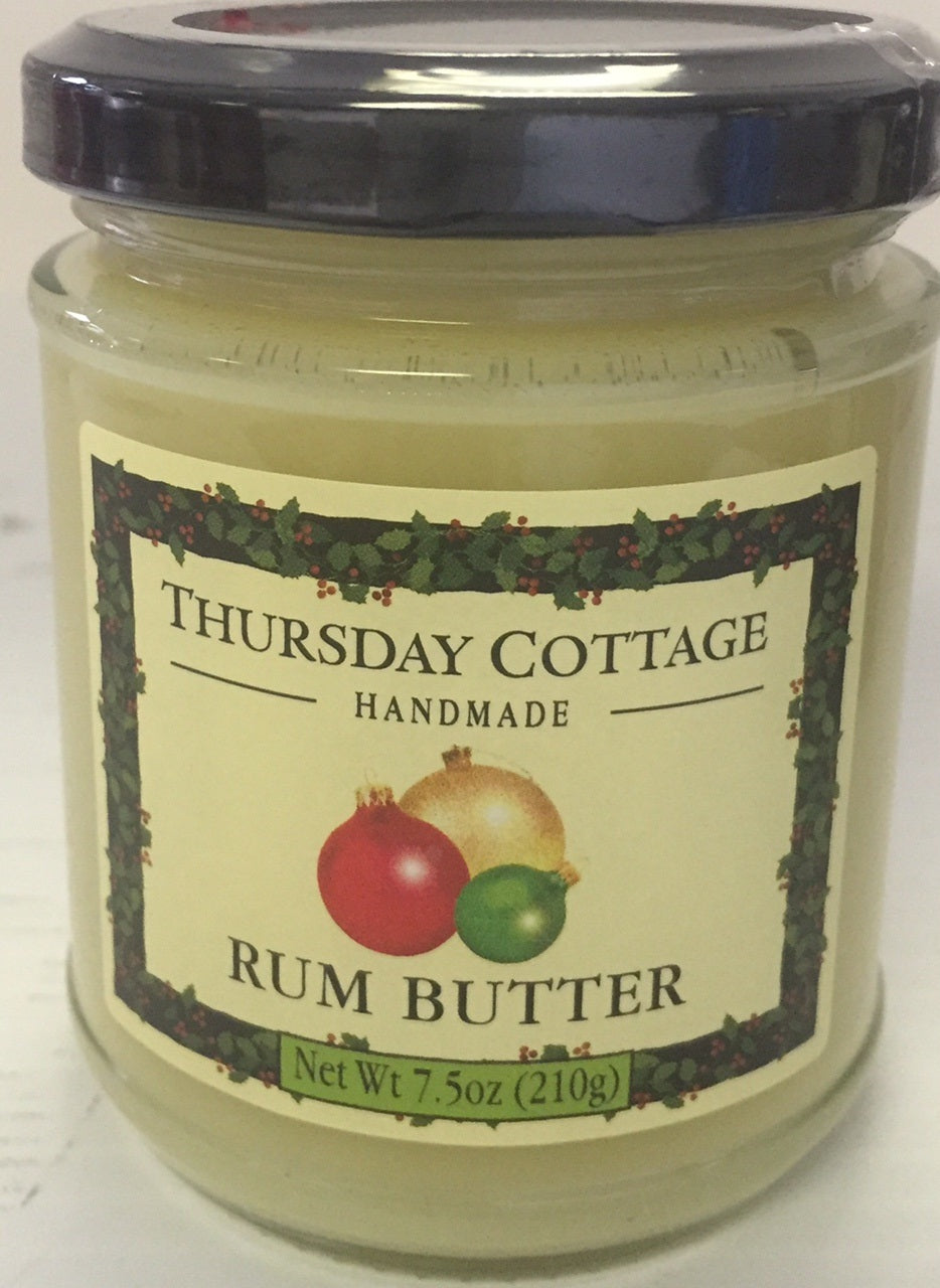 Thursday Cottage Rum Butter  7.5 oz 210g - Christmas