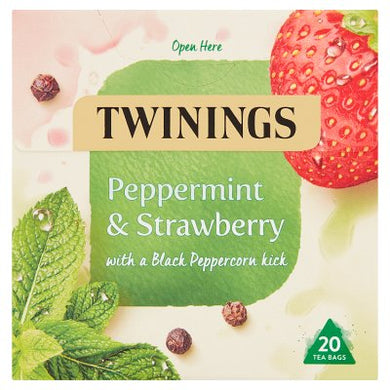 Twinings Peppermint & Strawberry with Black Peppercorn 20 Teabags