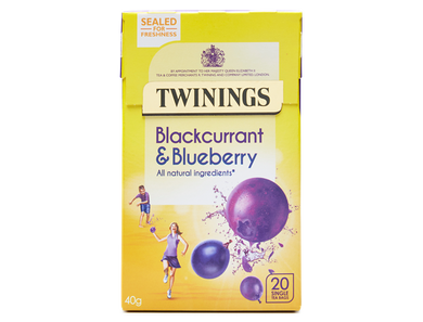 Twining Blackcurrant & Blueberry Teabags 20ct