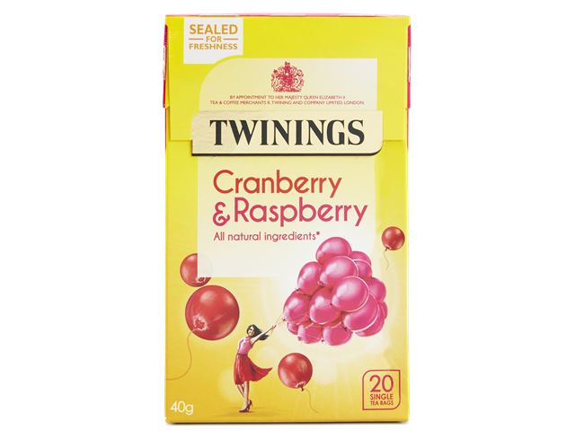 Twinings Cranberry & Raspberry Teabags 20ct