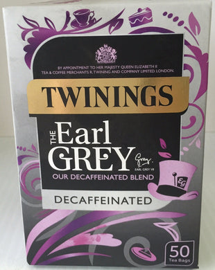 Twinings Decaf Earl Grey  Teabags 50's