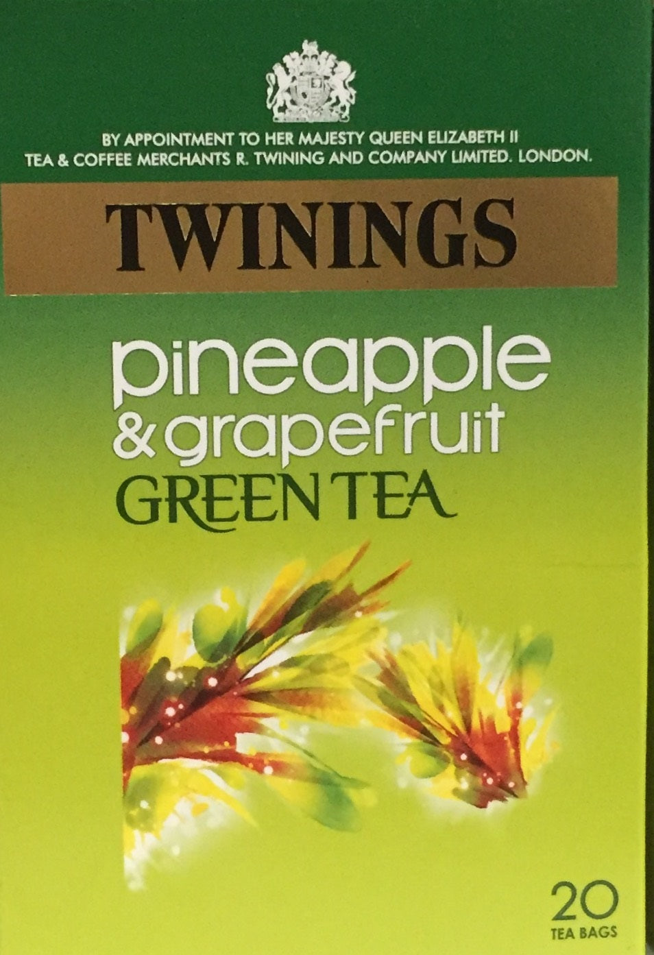 Twining Green Teabags Pineapple & Grapefruit 20 count