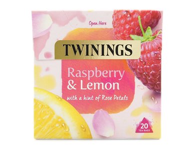 Twinings Raspberry & Lemon with Rose Petal 20's