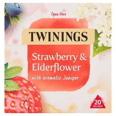 Twinings Strawberry & Elderflower 20 Tea bags