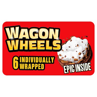 Burtons Wagon Wheels   6 pack 220g