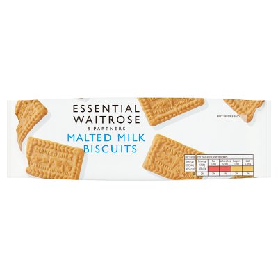 Waitrose Essential  Malted Milk Biscuits 200g