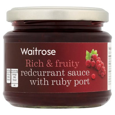 Waitrose Redcurrant & Port Sauce 215g