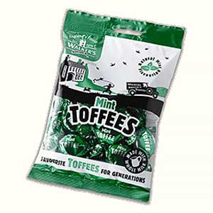 Walkers Nonsuch Mint Toffees Bag 150g