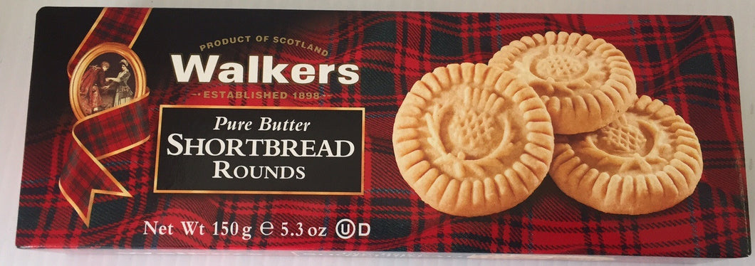 Walkers Shortbread Rounds 5.3oz box  #140