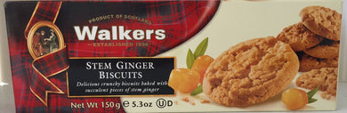 Walkers Stem Ginger Biscuit 5.3oz #542