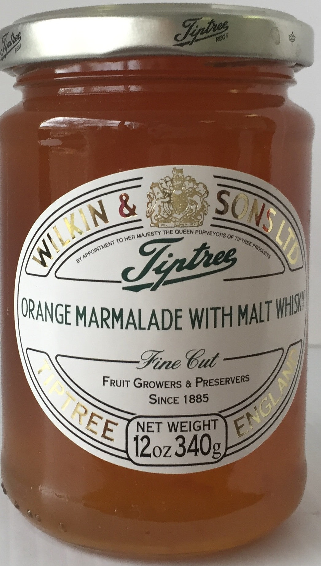 Tiptree Orange & Malted Whisky Marmalade 12oz CHRISTMAS
